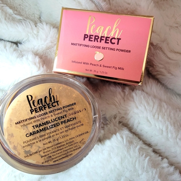 💥DISCONTINUED💥 Too Faced Peach Perfect Setting Powder NIB - Picture 4 of 8
